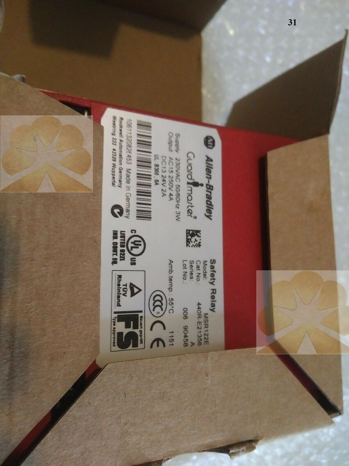440R-E21358 Allen‑Bradley Guardmaster MSR122E Safety Monitoring Relay