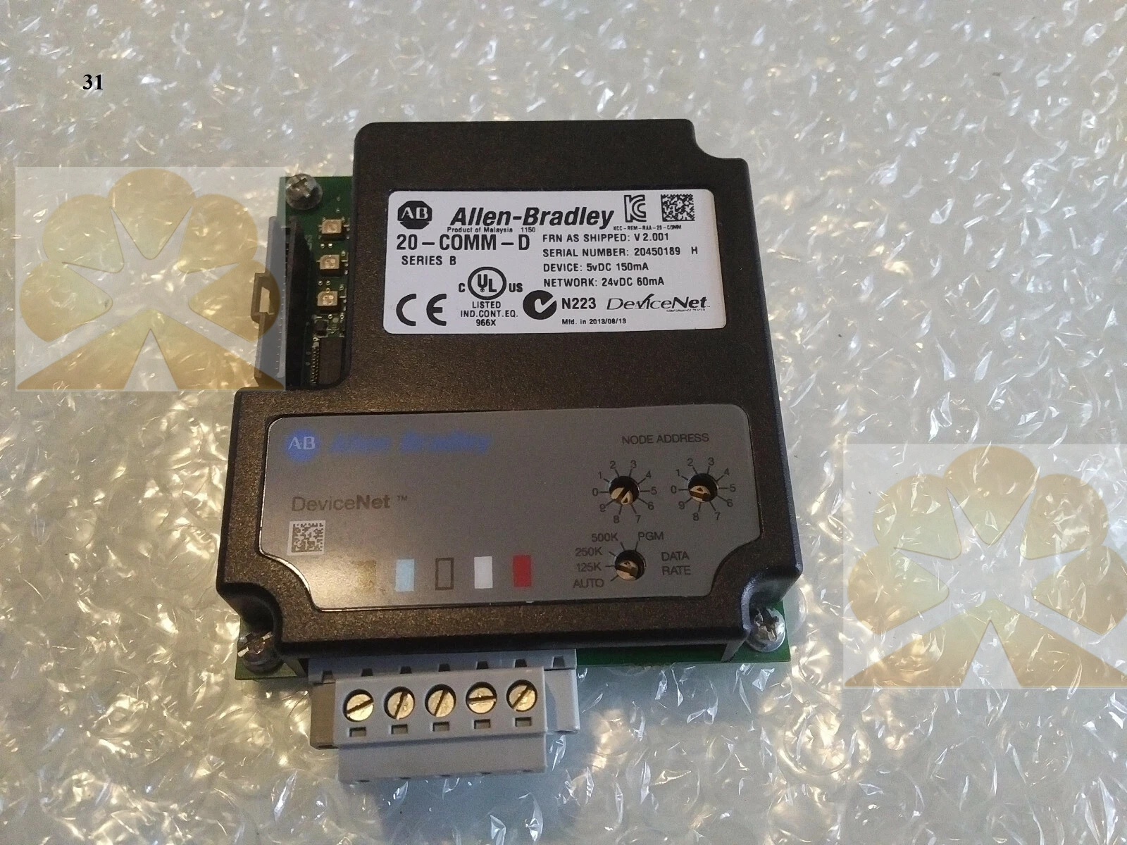 20-COMM-D Allen‑Bradley PowerFlex DeviceNet Adapter
