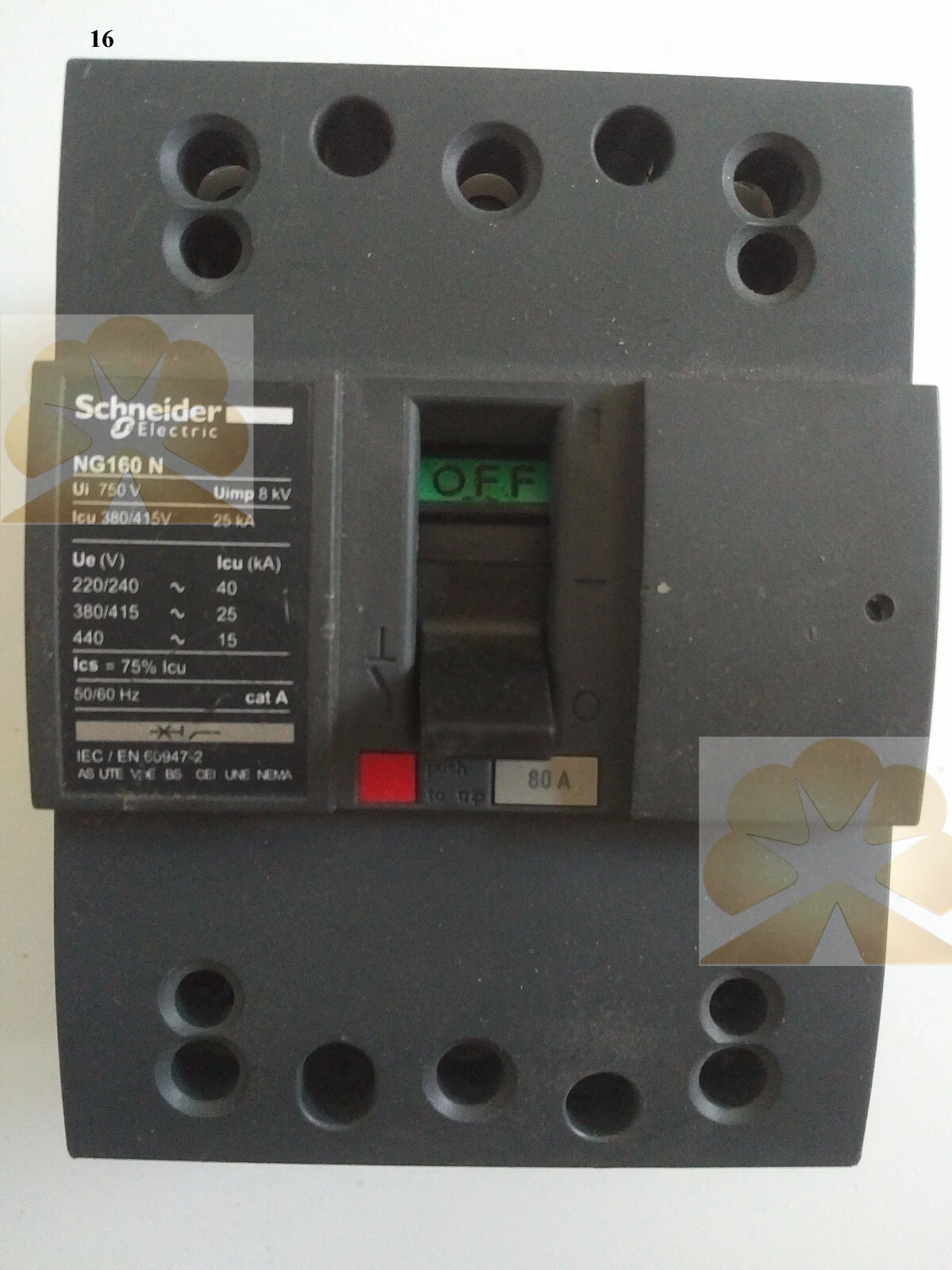 SCHNEIDER NG160N TM125D Product Description