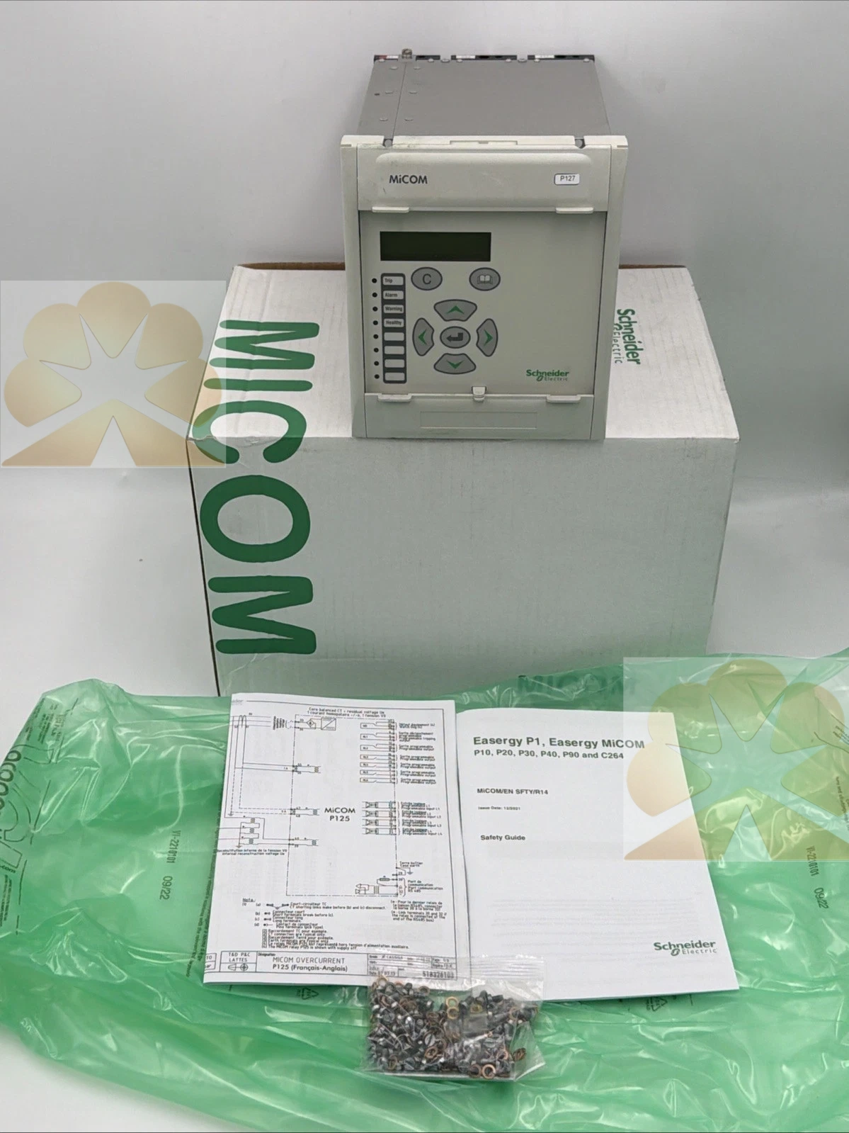 SCHNEIDER ELECTRIC MICOM P127 Overcurrent and earth fault protection relay