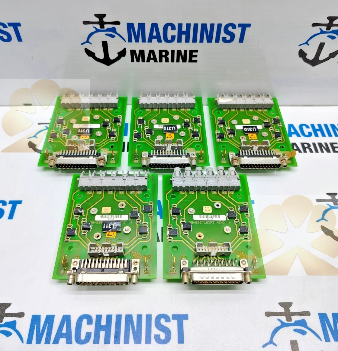 ABB 3BHE007184R0001 30066895/0018 GF C744 A ЗВНЕ007185P2 AEND.:A PCB (LOT OF 5)