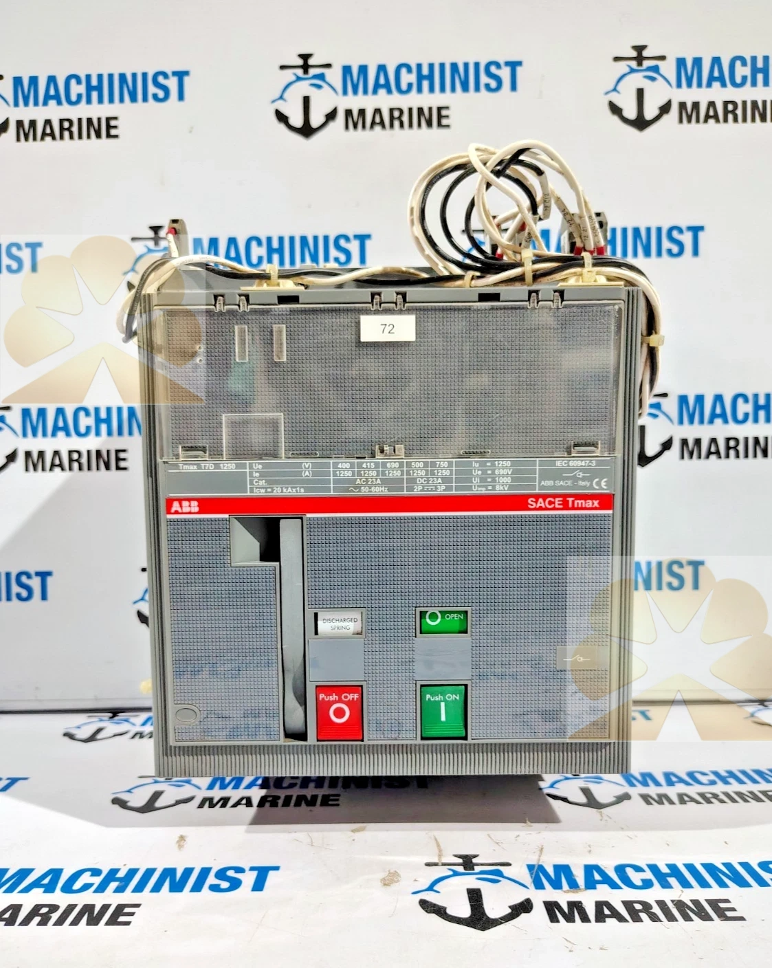 ABB SACE TMAX T7D 1250 3-POLE CIRCUIT BREAKER