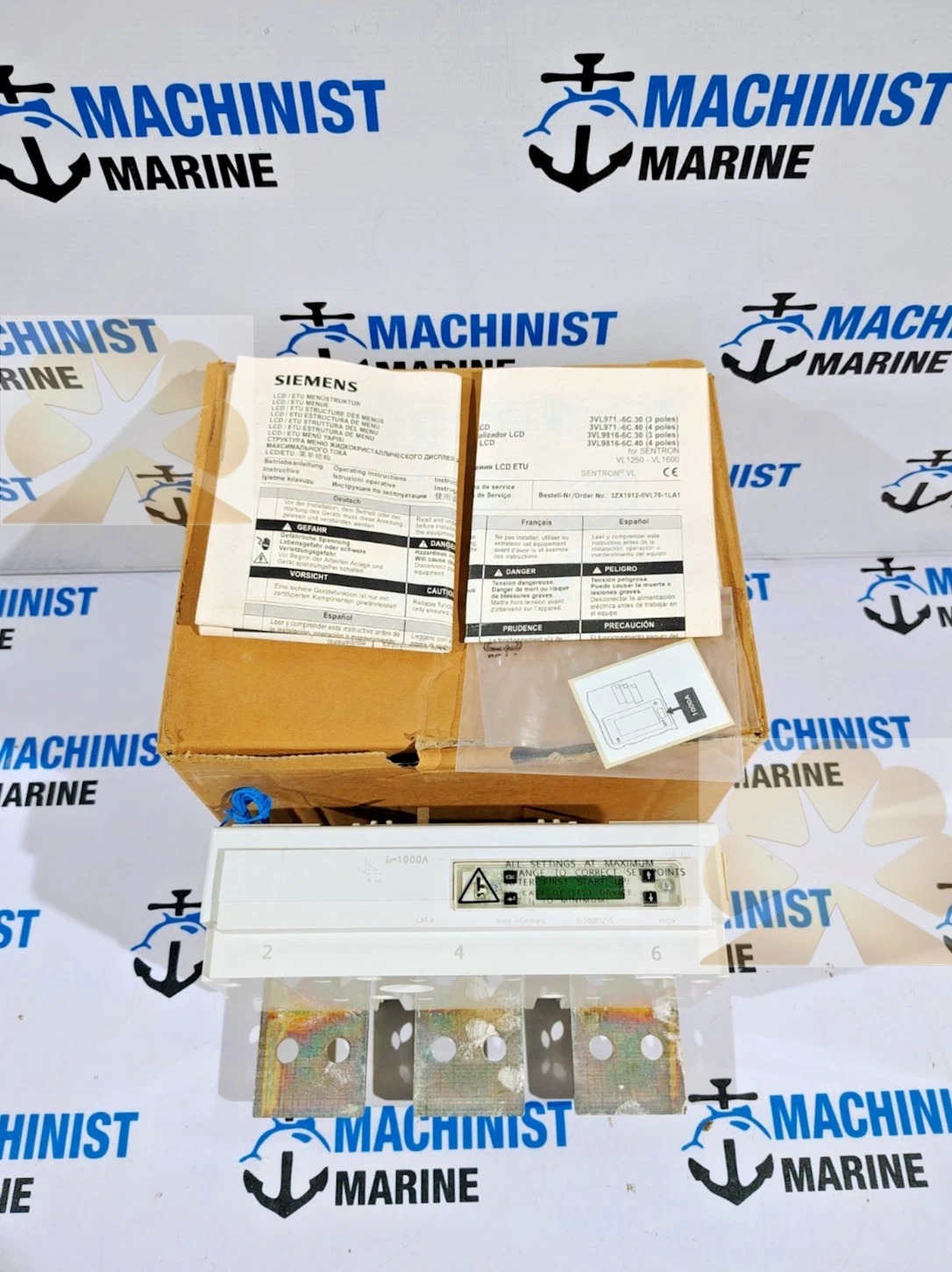 SIEMENS 3VL9710-6CL30 OVERCURRENT TRIP UNIT