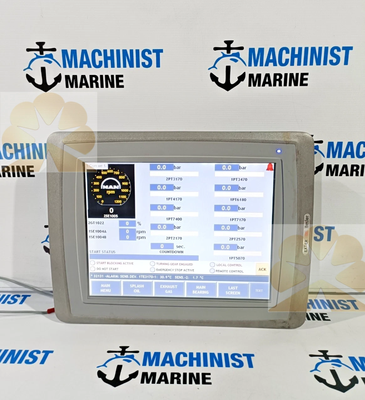 BEIJER EXTER T100/MAN 06030G 10''GRAPHIC TOUCH HMI TFT DISPLAY 602220140 24 VDC