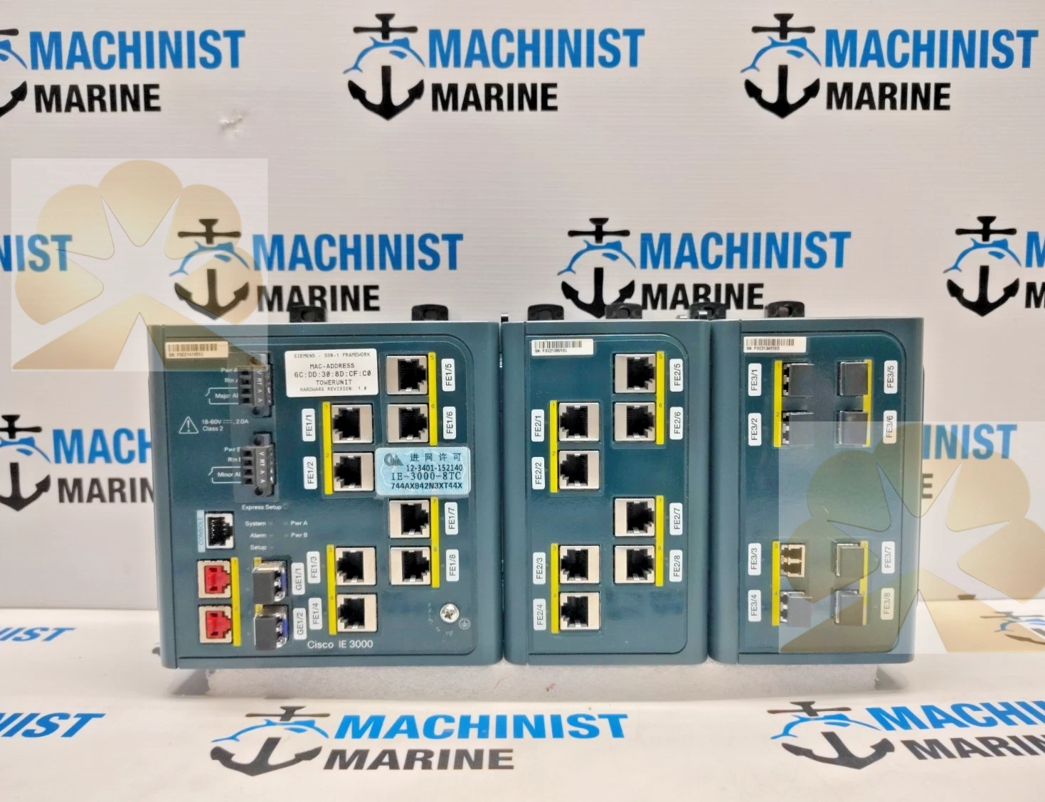 CISCO IE-3000-8TC INDUSTRIAL ETHERNET SWITCH