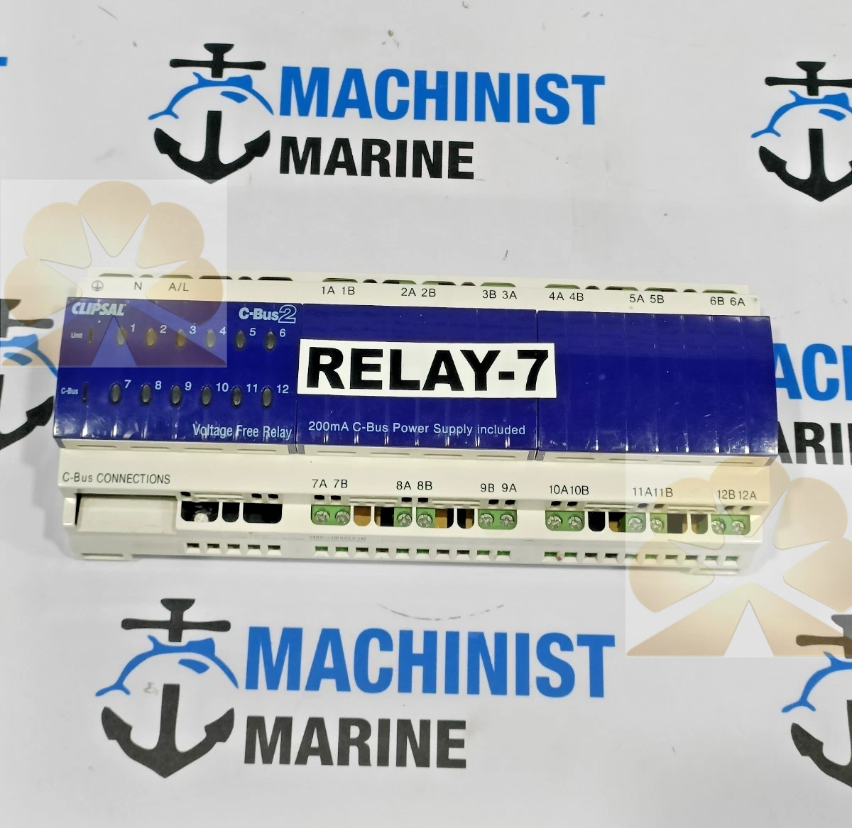 CLIPSAL L5512RVF C-BUS 12 CHANNEL VOLTAGE FREE RELAY MODULE