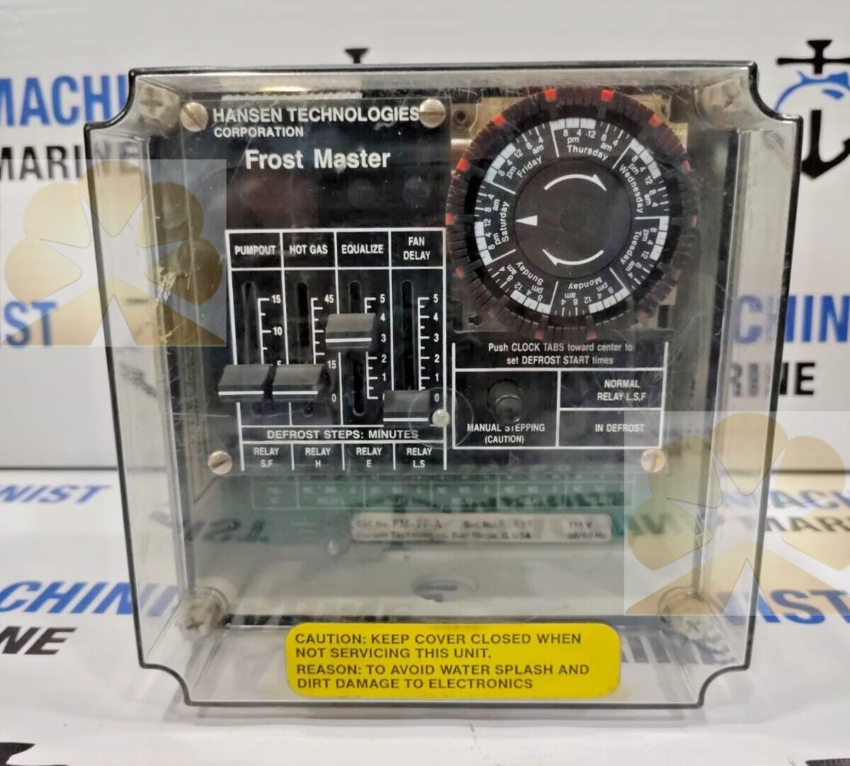 HANSEN TECHNOLOGIES FROST MASTER CAT FM-71-A DEFROST CONTROLLER 115V 50/60 HZ