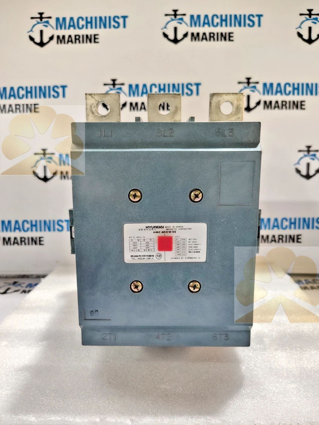 HYUNDAI HMC 400W22 3-POLE MAGNETIC CONTACTOR 600A 380‑440V