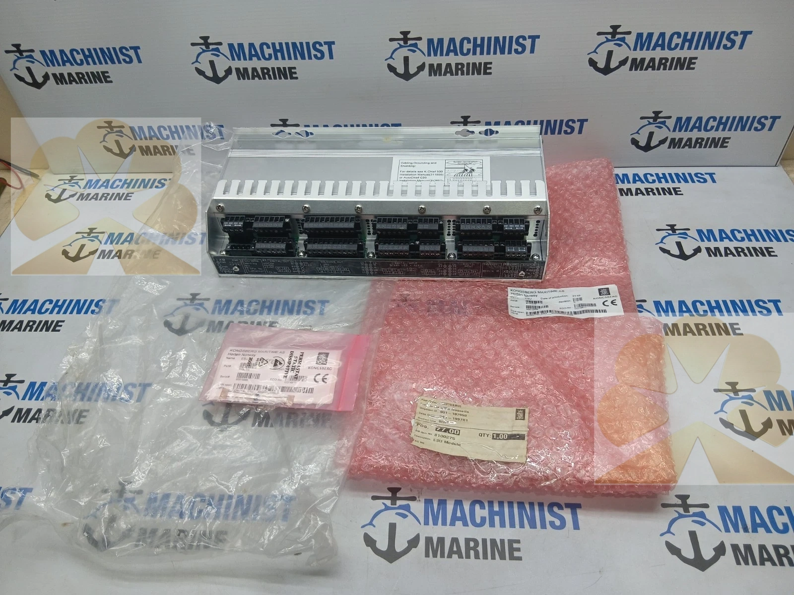 KONGSBERG ESU 8100275 ENGINE SAFETY UNIT REV.C