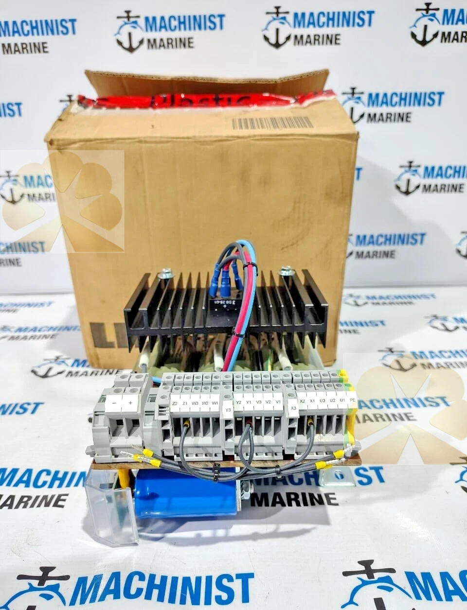 MICHAEL RIEDEL RDRKL 16K/27S THREE-PHASE ISOLATION TRANSFORMER WITH RECTIFIER UNIT P/N 11271283, 0.432KW