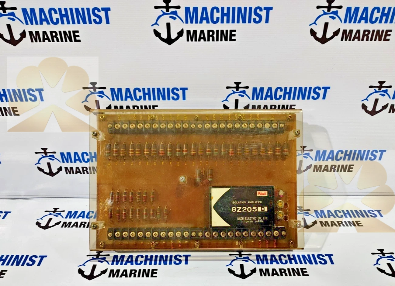 MITSUBISHI L-VS-31A HU33121A MARINE GENERATOR ALARM PANEL