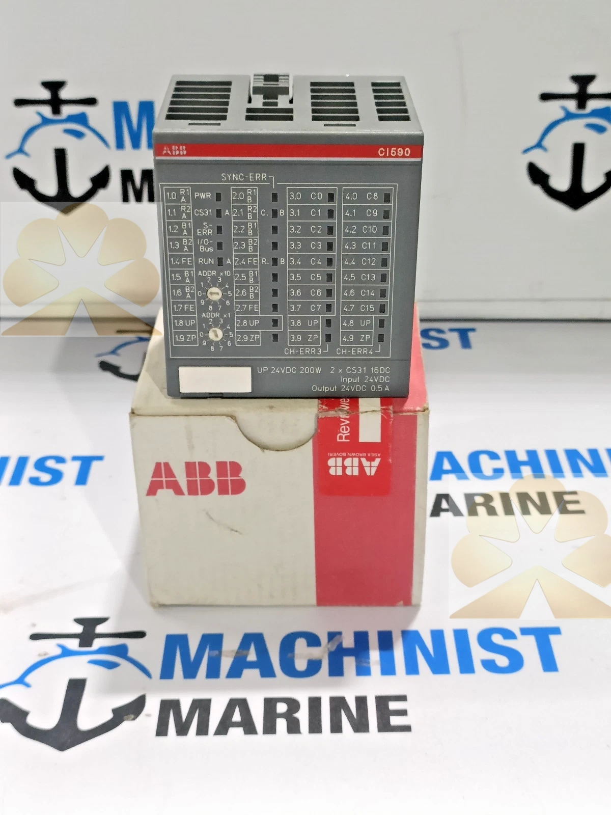 ABB CI590-CS31-HA A0 1SAP221100R0001 CS31 REDUNDANT BUS INTERFACE MODULE