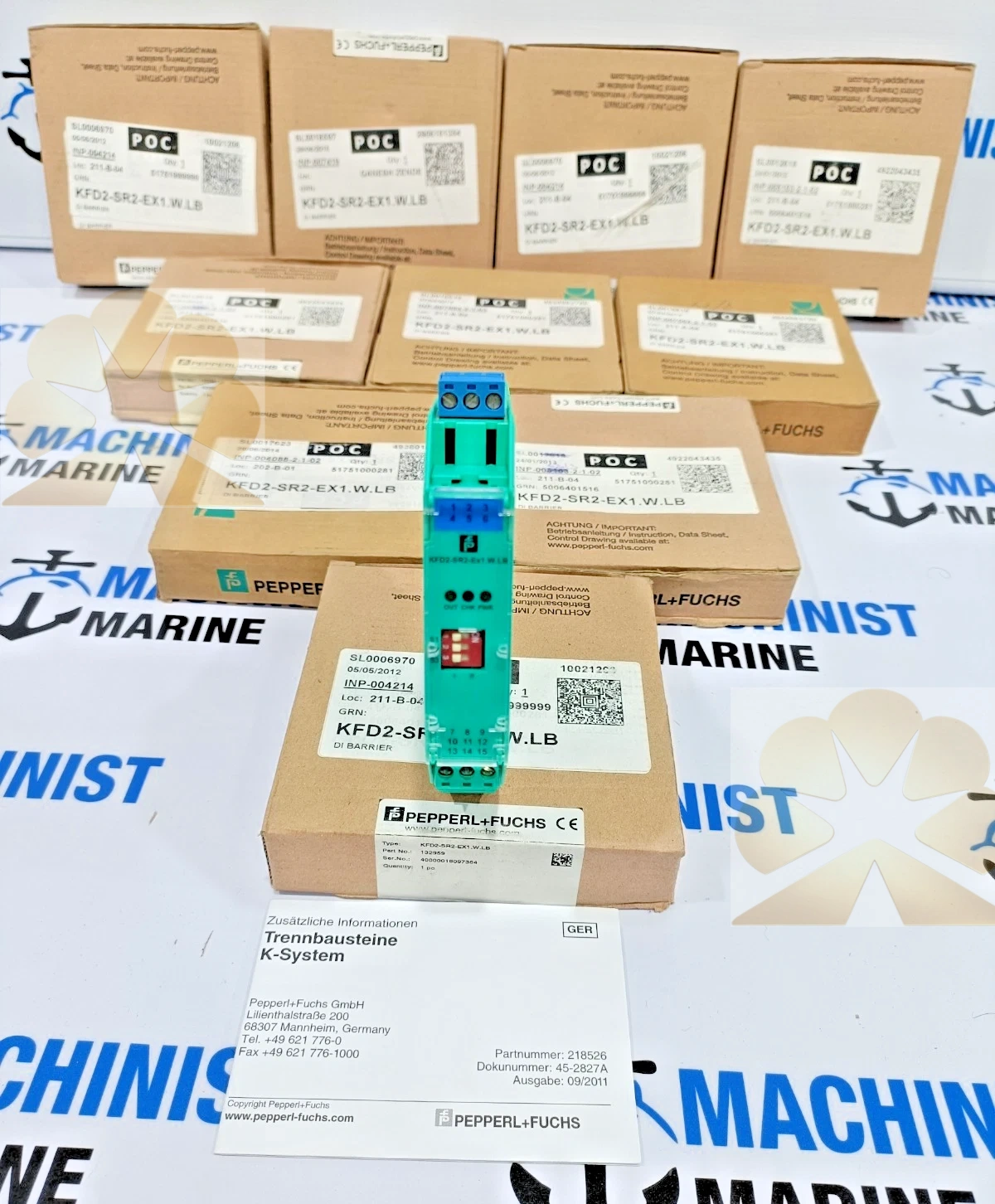 Pepperl+Fuchs 132959 Switch Amplifier KFD2-SR2-EX1.W.LB