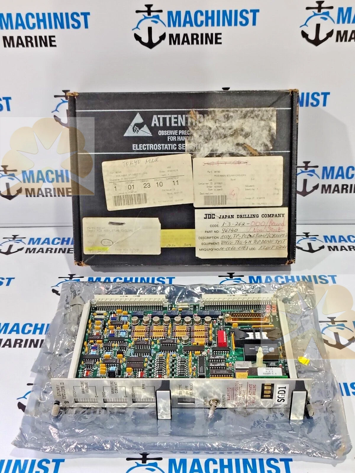 VARCO OIL TOOLS 96140 96143 Drilling Control Circuit Board