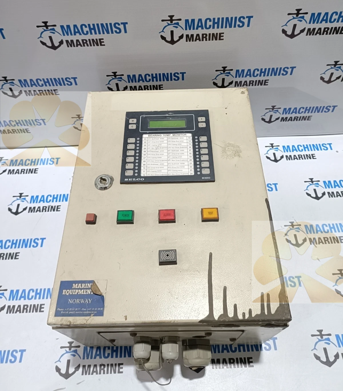 SELCO M3000 24 CHANNEL ANALOGUE ALARM MONITOR