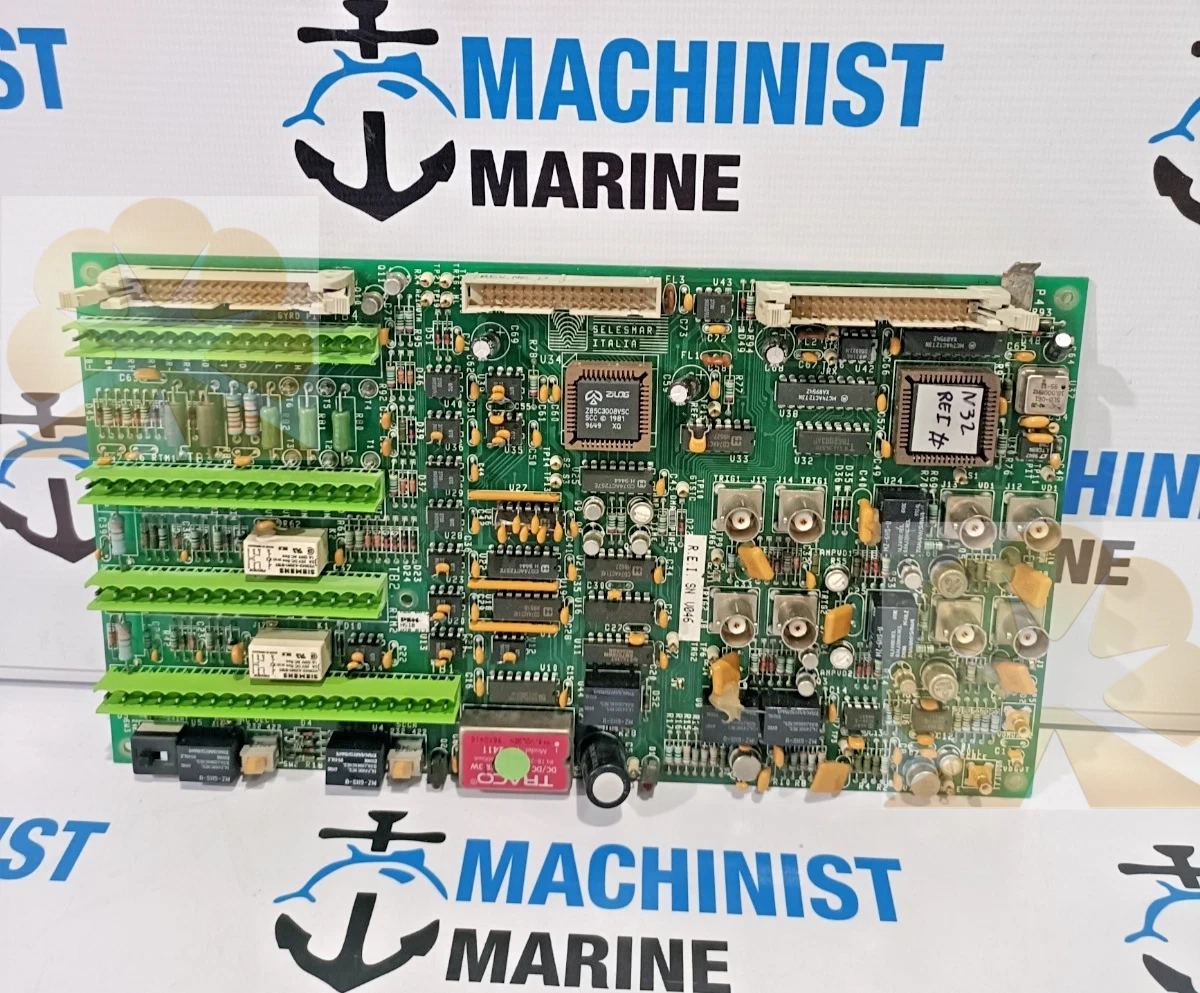 SELESMAR ITALIA 972044-P1 INTERJUNCTION GYRO PIT PCB CARD CONSOLE BACK 972051 A1