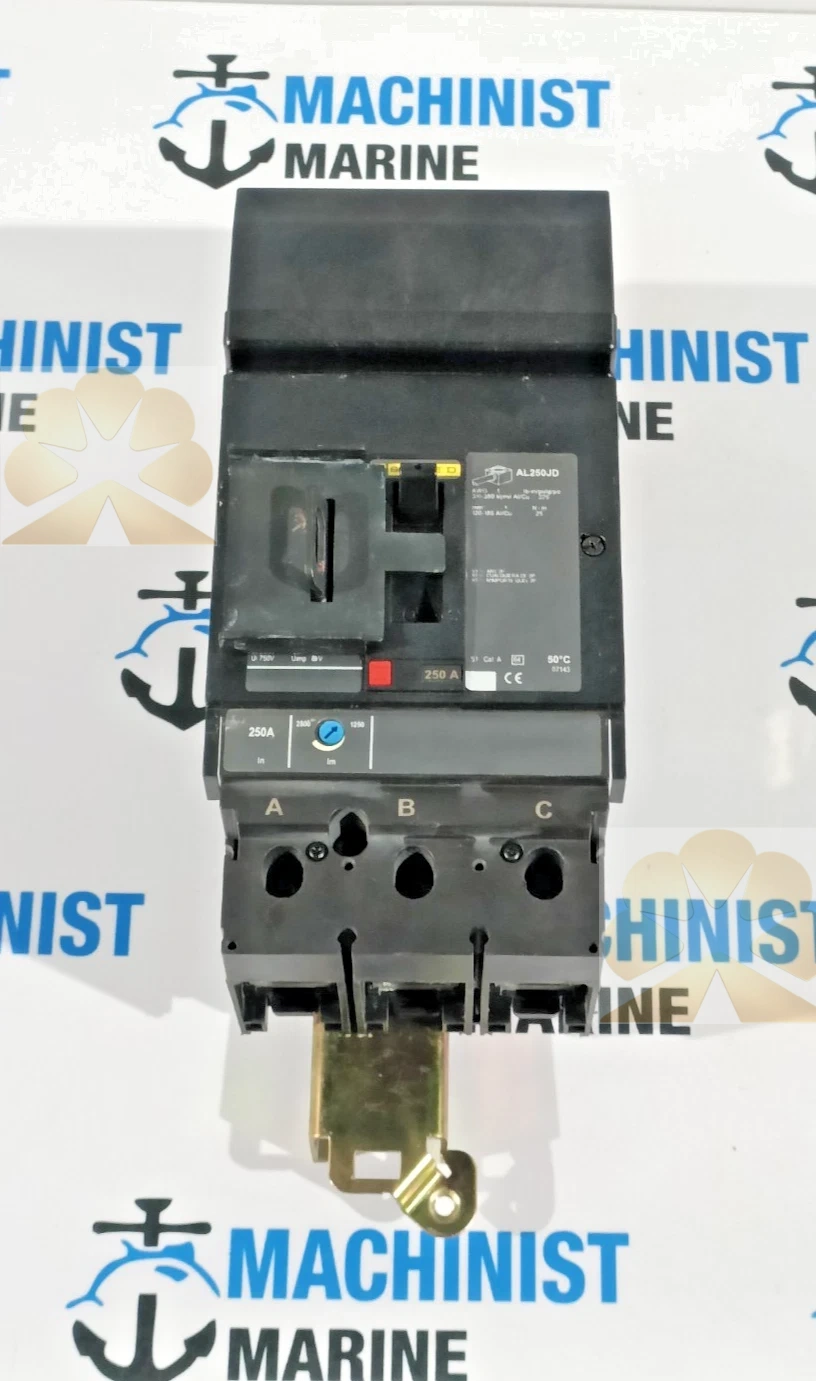 SQUARE D POWERPACT JJ250 JJA36250CA 3POLE 250A MCCB WITH AL250JD LUG KIT