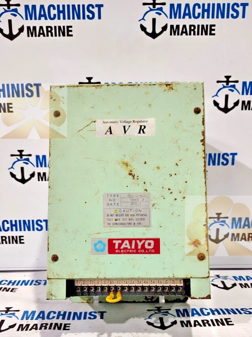 TAIYO ELECTRIC ASC-12-4Z3 AUTOMATIC VOLTAGE REGULATOR 186492 O