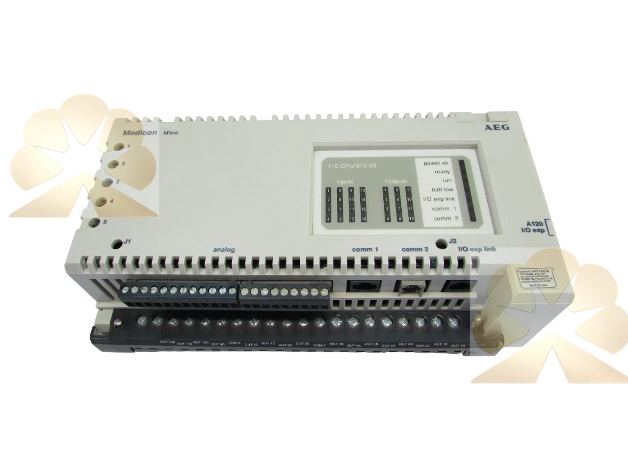 MODICON 110CPU61200 Integrated CPU Module