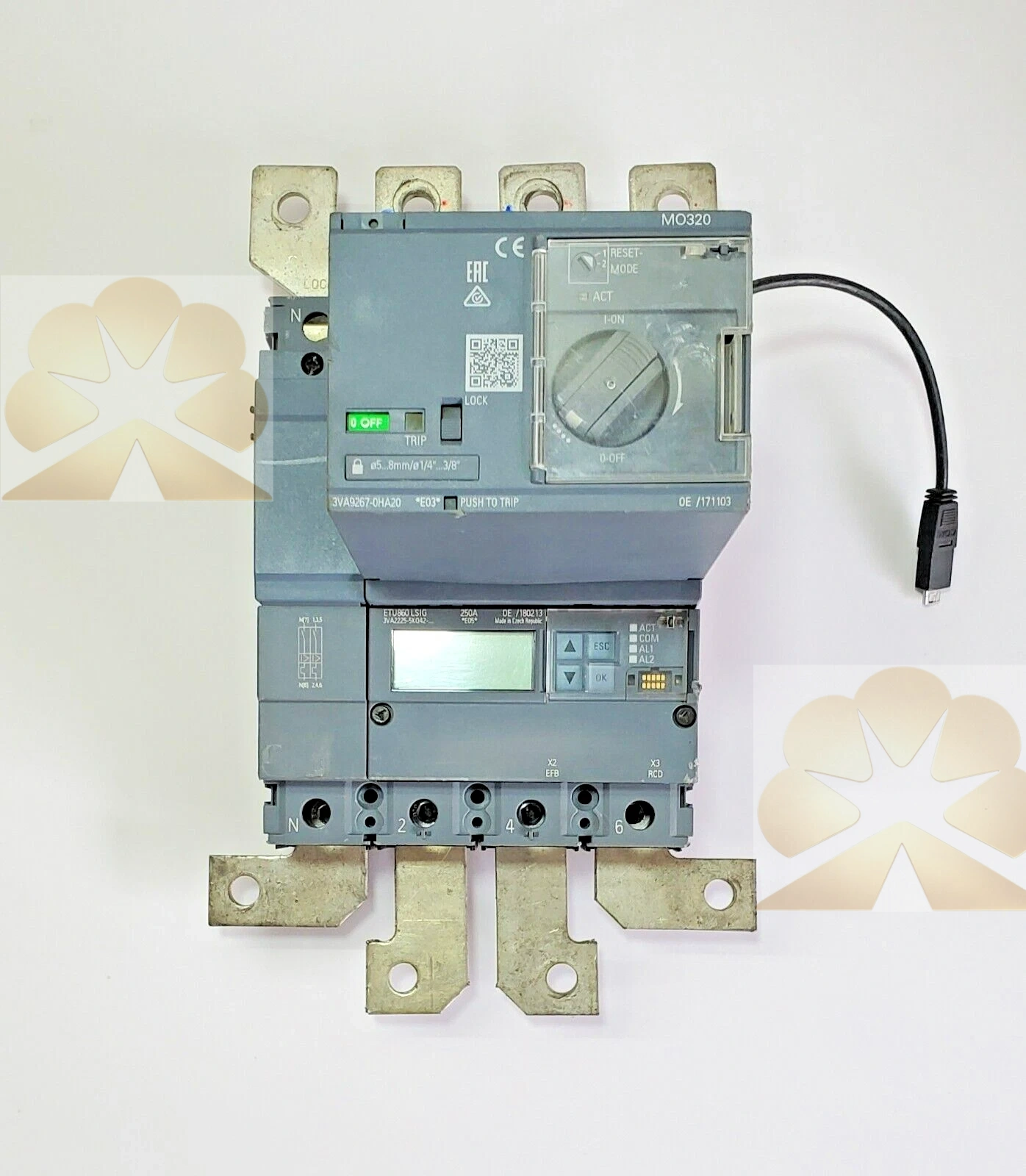 Siemens SENTRON 3VA2225-5KQ42-0AA0 Molded Case Circuit Breaker Product Description