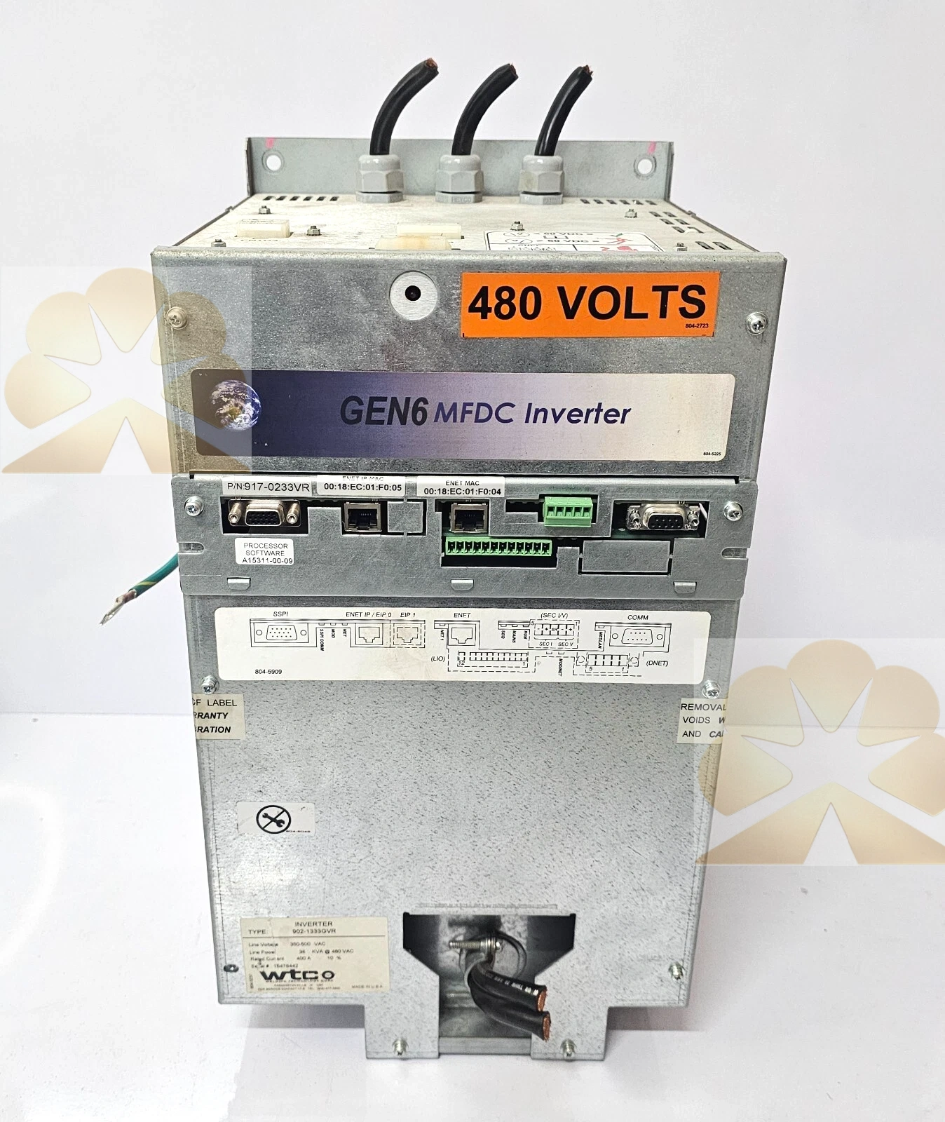 WTC 902‑1333GVR GEN6 MFDC Inverter Product Description