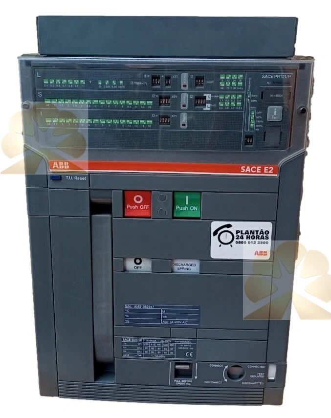 ABB SACE EMAX E2S 800A 690V Icw 65kA/1s