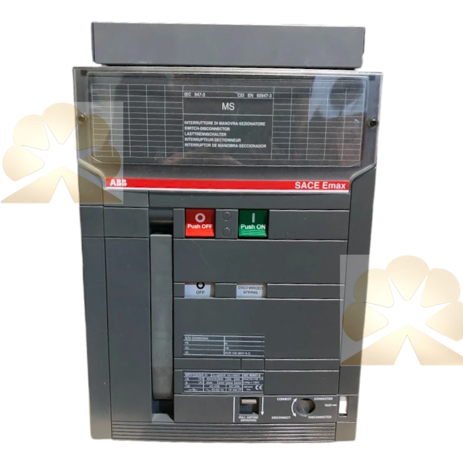 ABB SACE EMAX E2B/MS20 2000A 690V Uimp 12kV