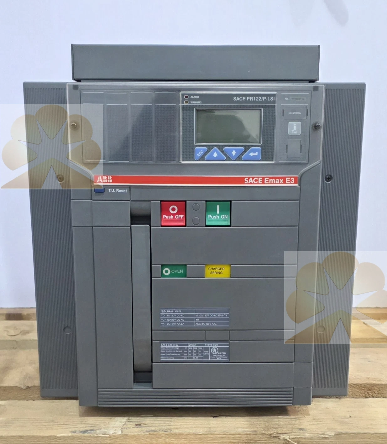 ABB SACE E3S‑A20 Air Circuit Breaker Product Description