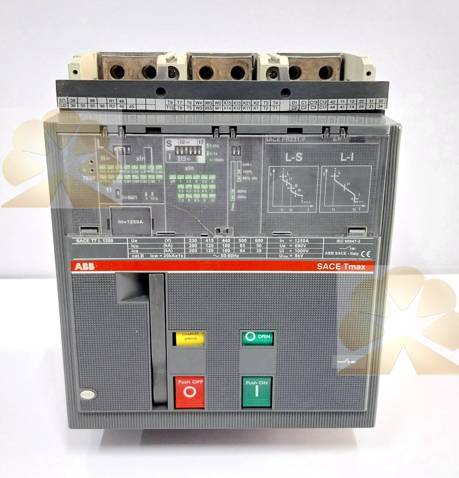 ABB T7L1250 Tmax T7 Molded Case Circuit Breaker Product Description