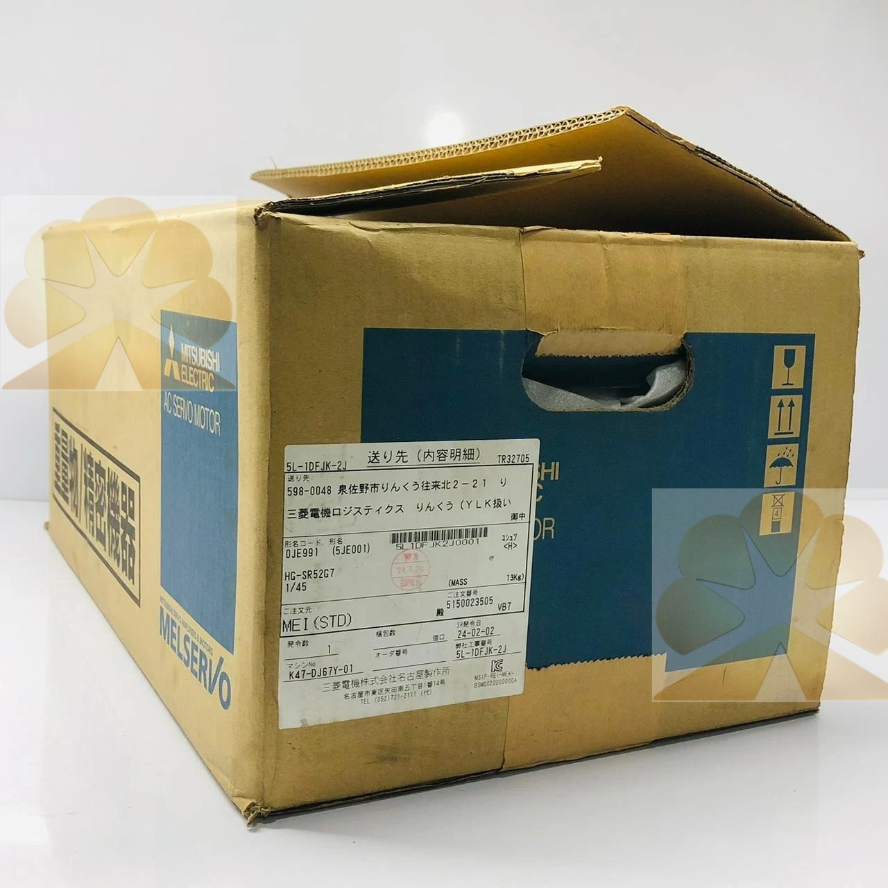 Mitsubishi HG‑SR52G7 Synchronous Servo Motor Product Description